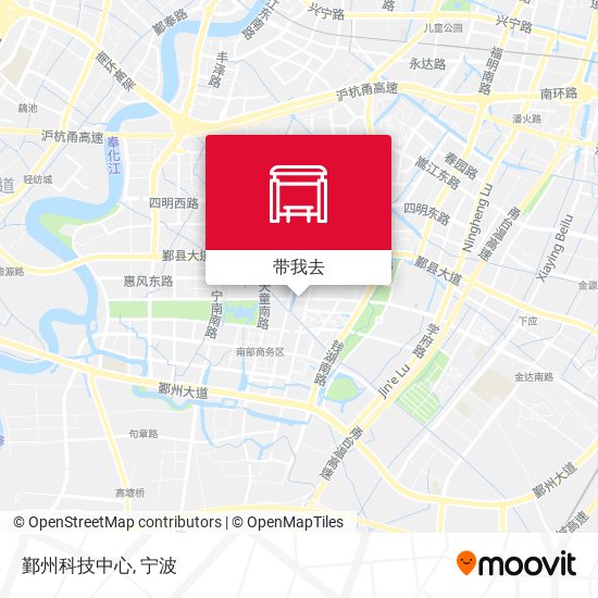 鄞州科技中心地图