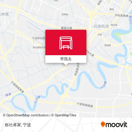 栎社蒋家地图