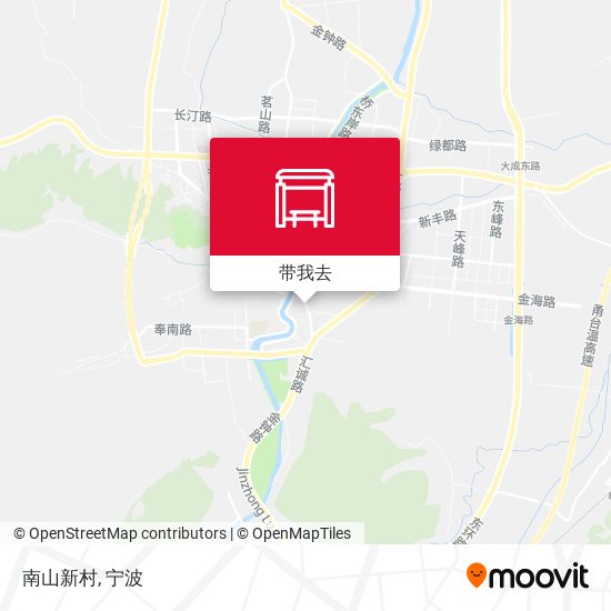 南山新村地图