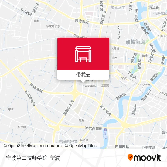 宁波第二技师学院地图