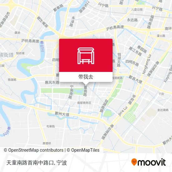 天童南路首南中路口地图