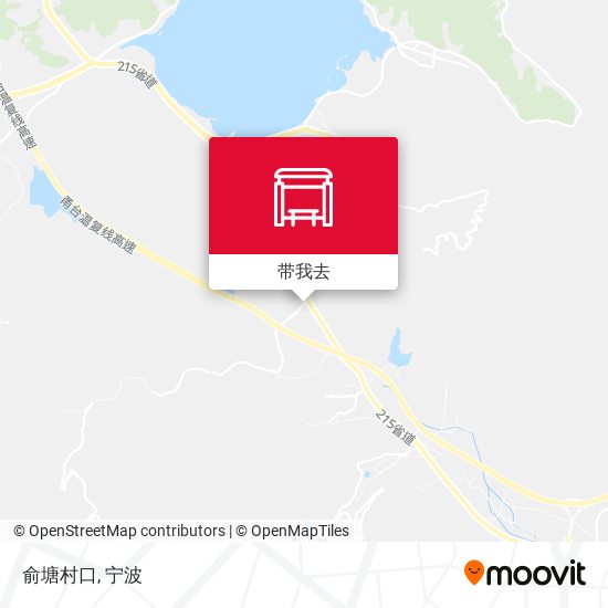 俞塘村口地图