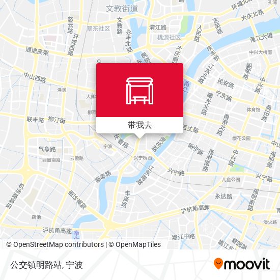 公交镇明路站地图