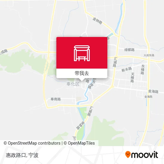 惠政路口地图