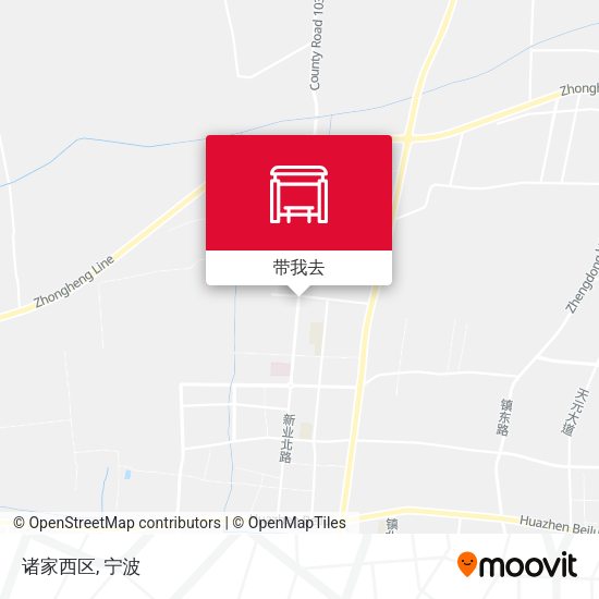 诸家西区地图