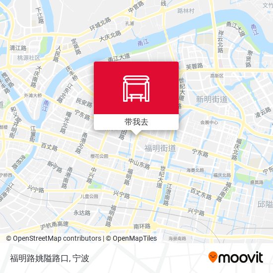 福明路姚隘路口地图