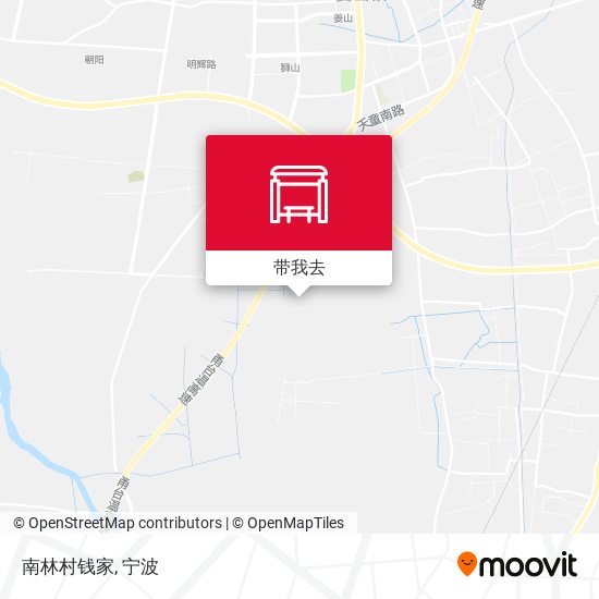 南林村钱家地图