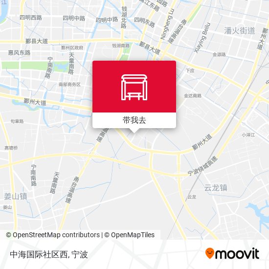 中海国际社区西地图