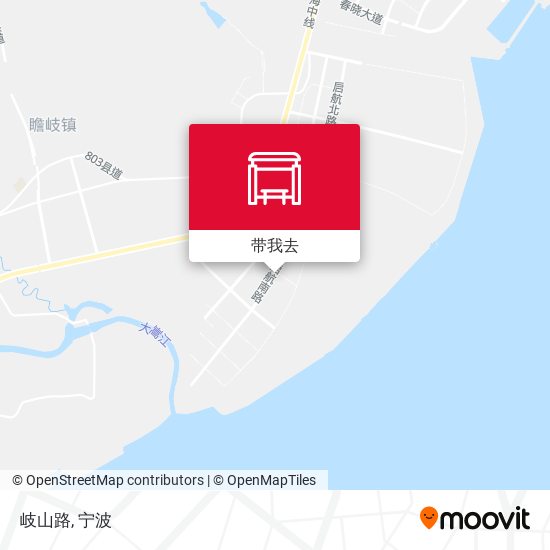 岐山路地图