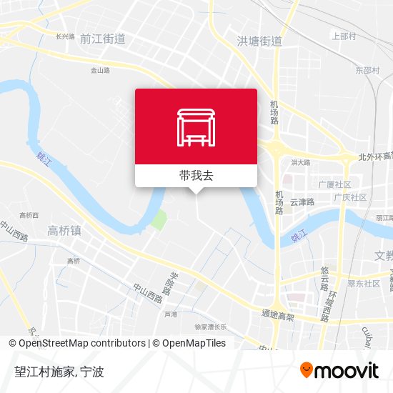 望江村施家地图