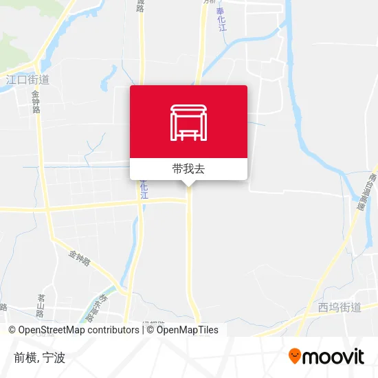 前横地图