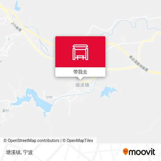 塘溪镇地图