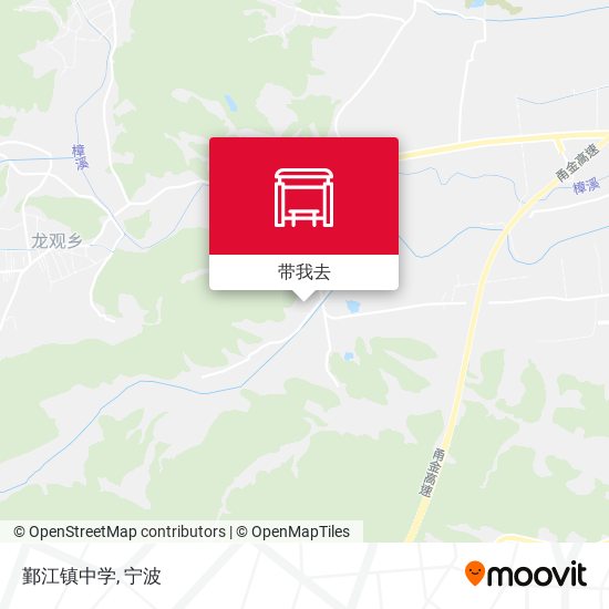 鄞江镇中学地图