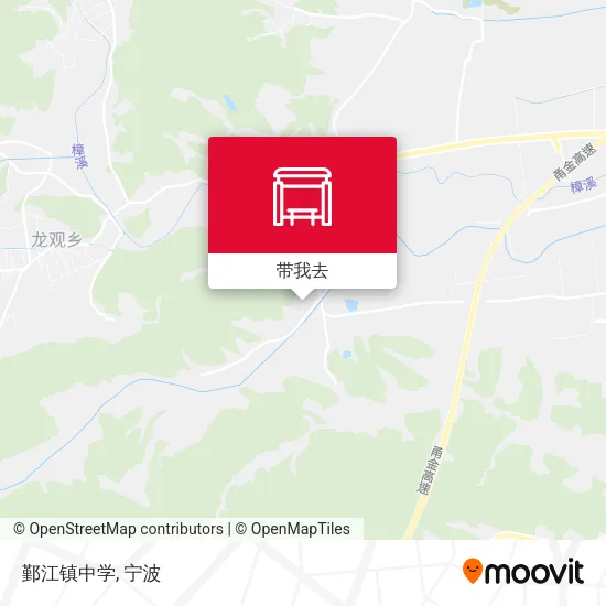 鄞江镇中学地图