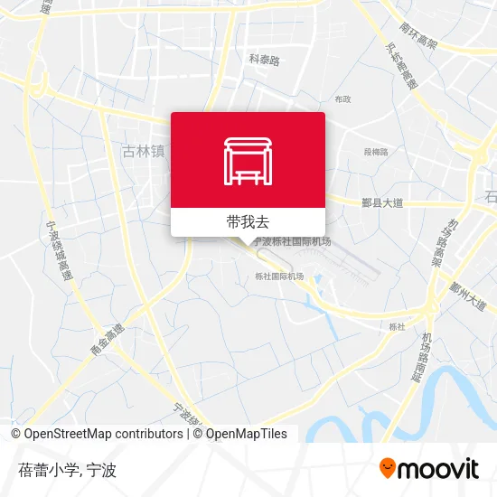 蓓蕾小学地图