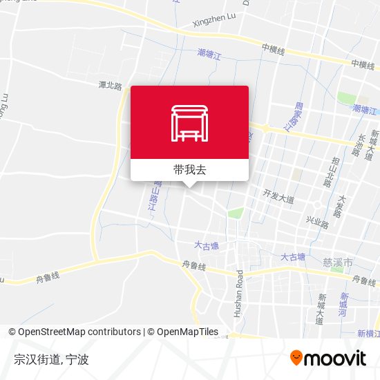 宗汉街道地图