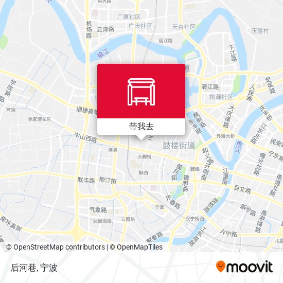 后河巷地图