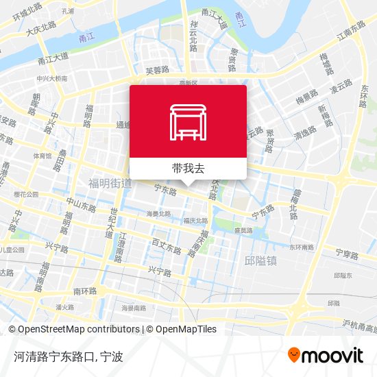 河清路宁东路口地图