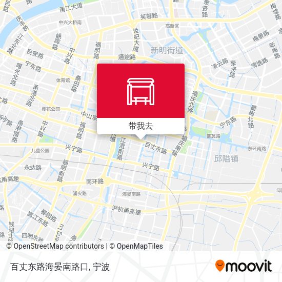百丈东路海晏南路口地图