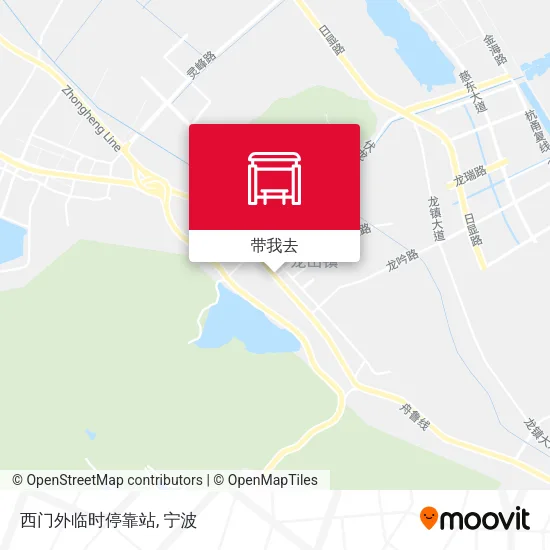 西门外临时停靠站地图