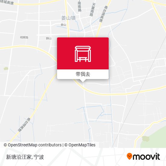 新塘沿汪家地图