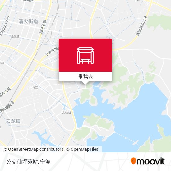 公交仙坪苑站地图