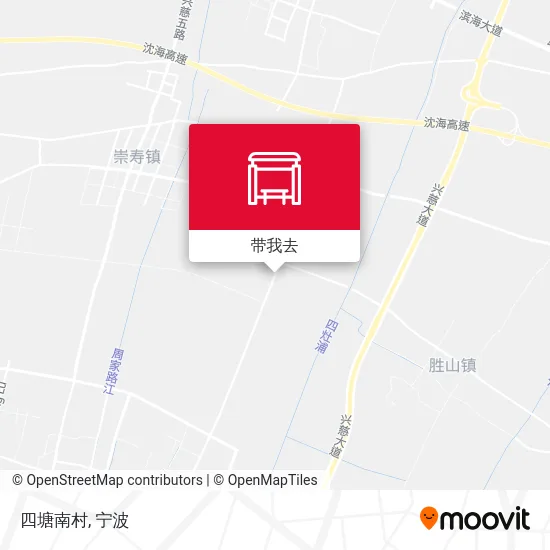 四塘南村地图
