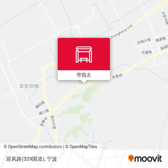 迎凤路(329国道)地图