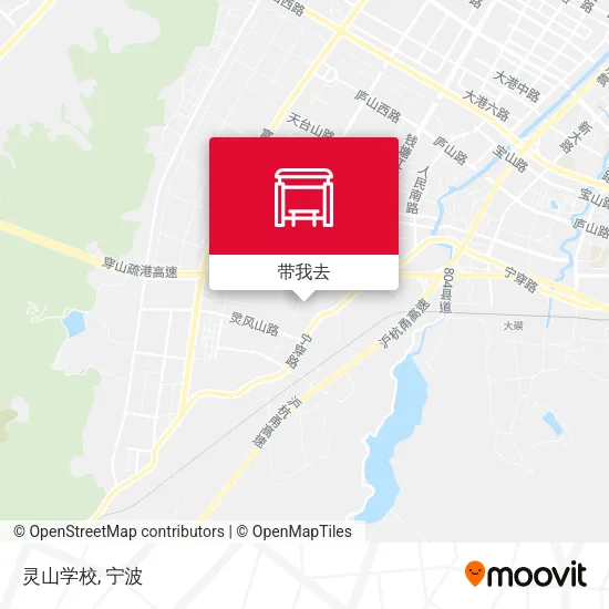灵山学校地图