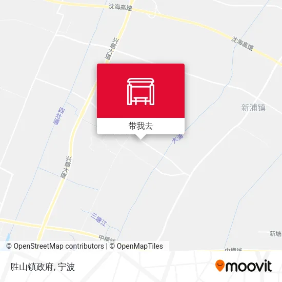 胜山镇政府地图