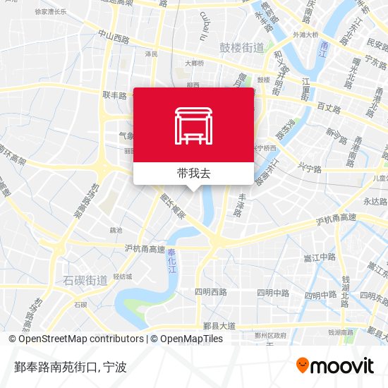 鄞奉路南苑街口地图