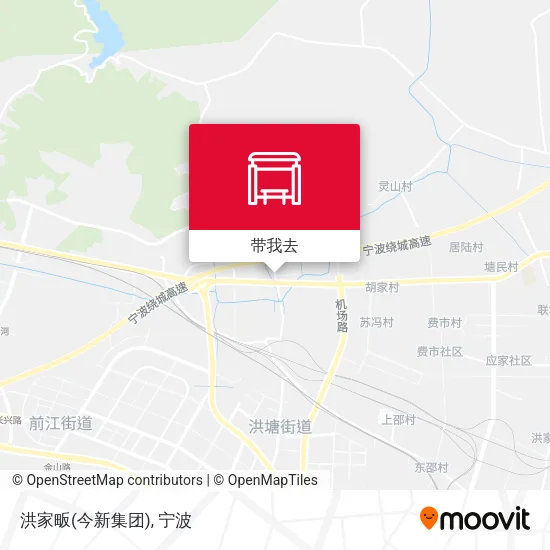 洪家畈(今新集团)地图