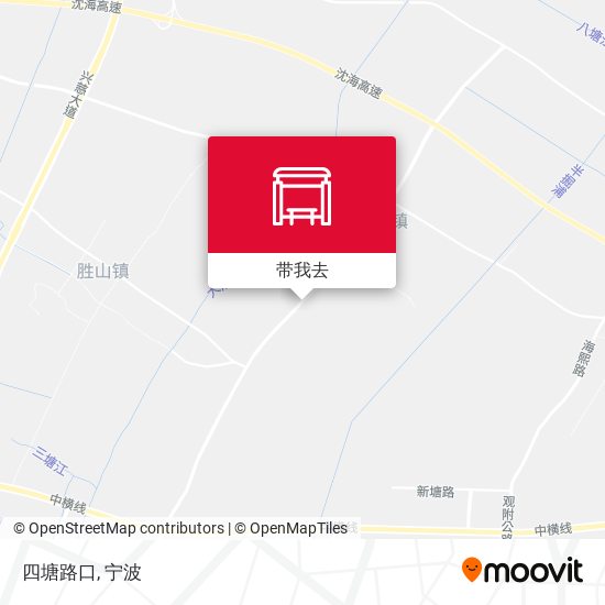 四塘路口地图