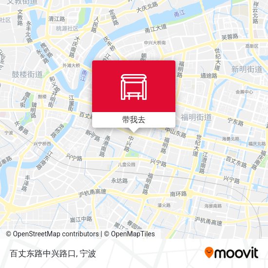 百丈东路中兴路口地图