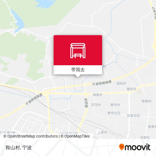 鞍山村地图