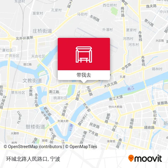 环城北路人民路口地图