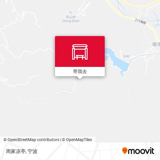 周家凉亭地图