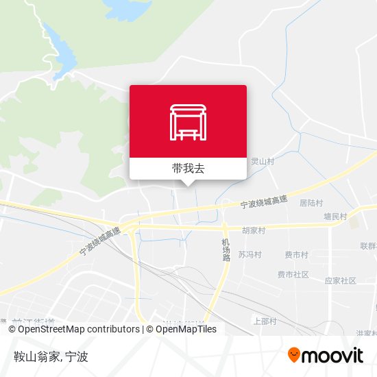 鞍山翁家地图