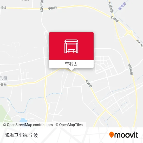 观海卫车站地图