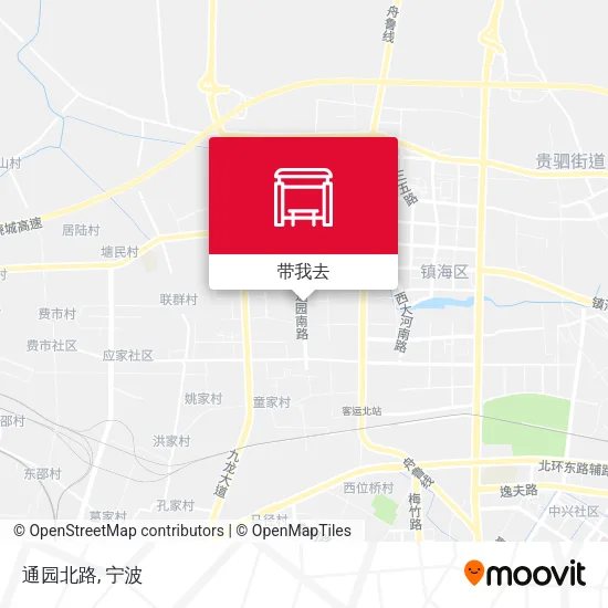 通园北路地图