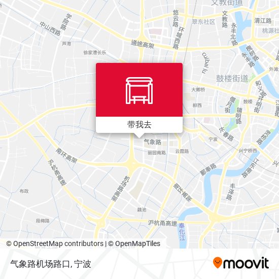 气象路机场路口地图