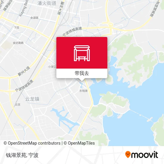 钱湖景苑地图