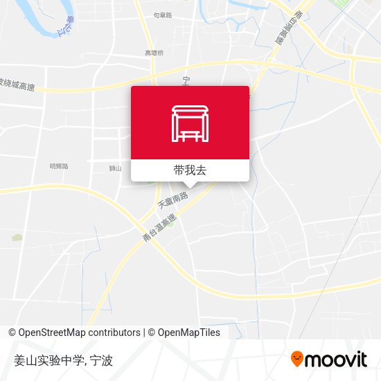 姜山实验中学地图