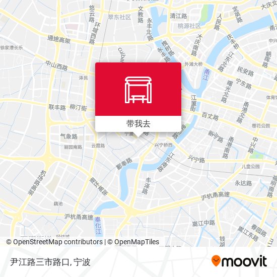 尹江路三市路口地图