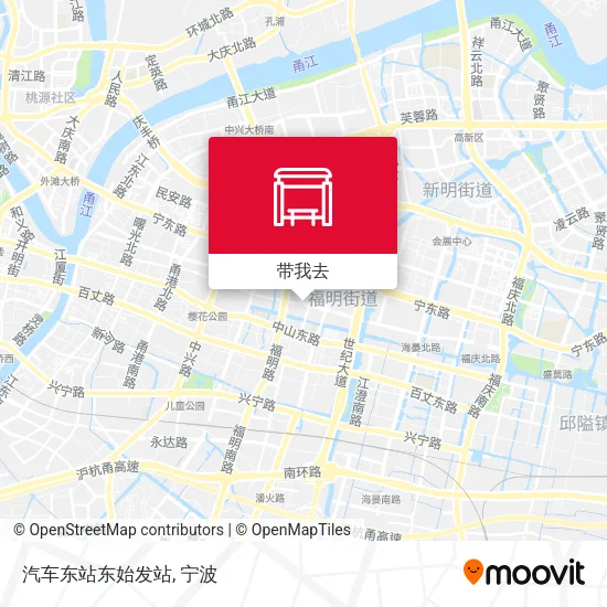 汽车东站东始发站地图