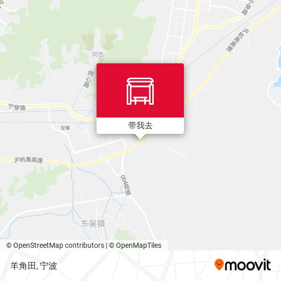 羊角田地图