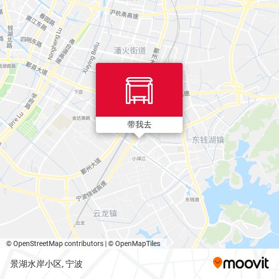 景湖水岸小区地图