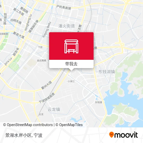 景湖水岸小区地图