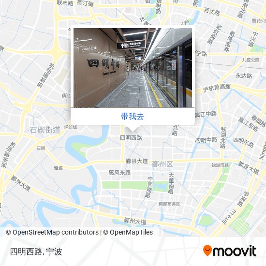 四明西路地图