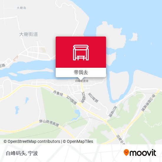 白峰码头地图